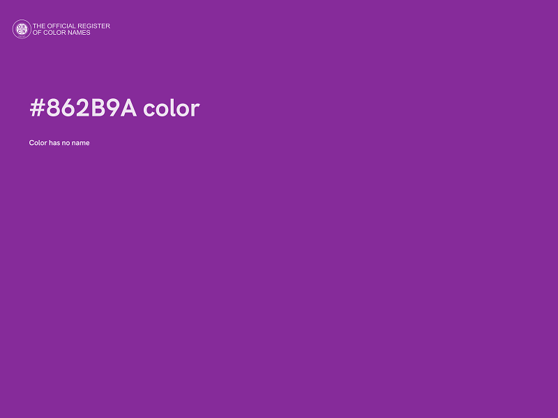 #862B9A color image