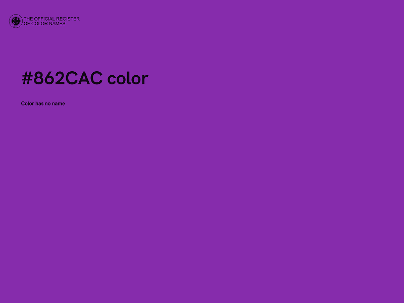 #862CAC color image