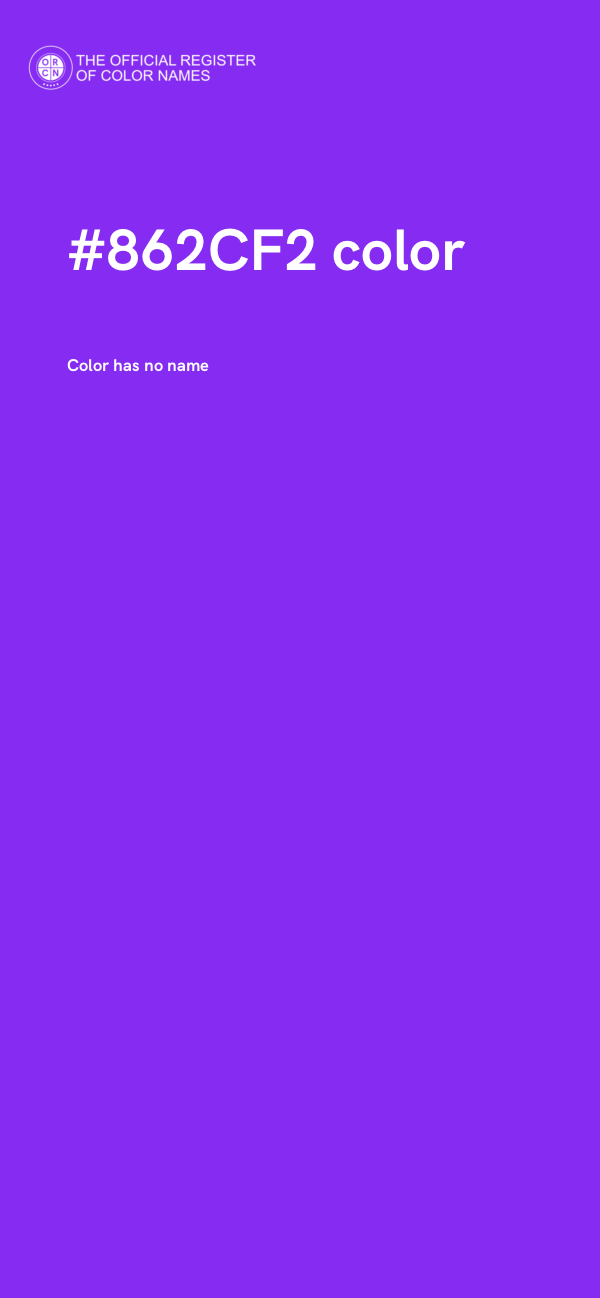 #862CF2 color image