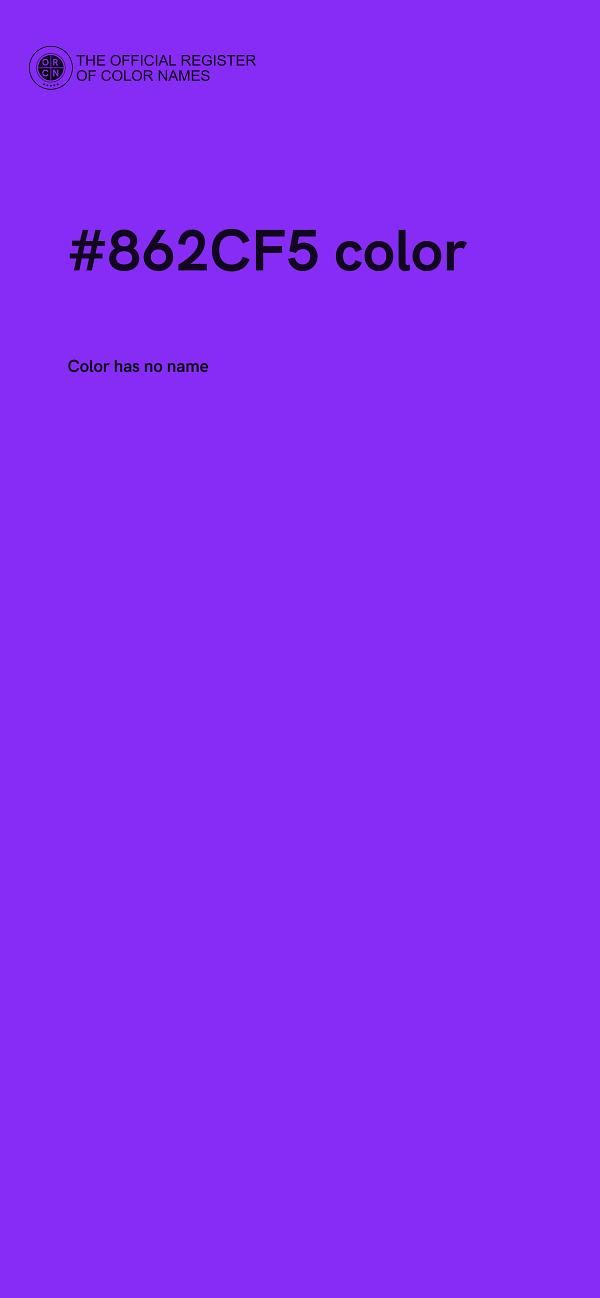 #862CF5 color image