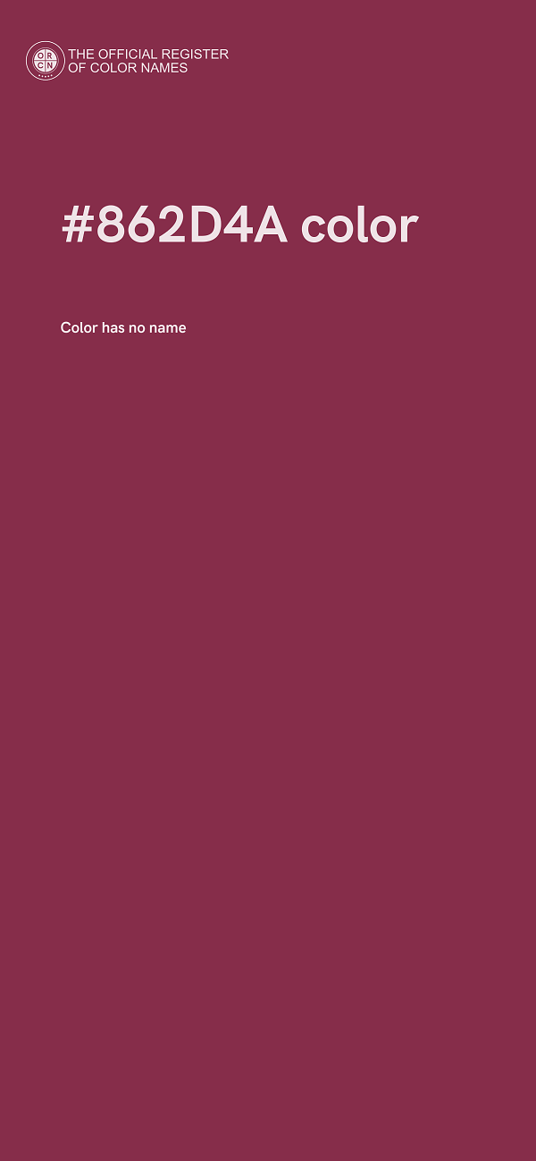 #862D4A color image