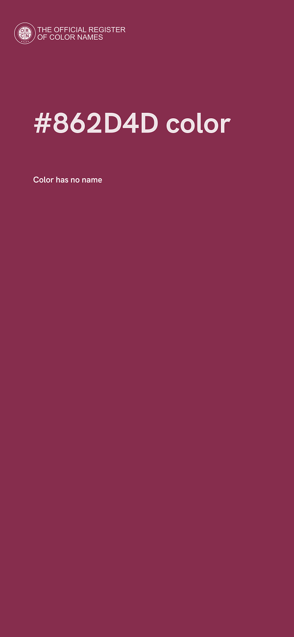 #862D4D color image