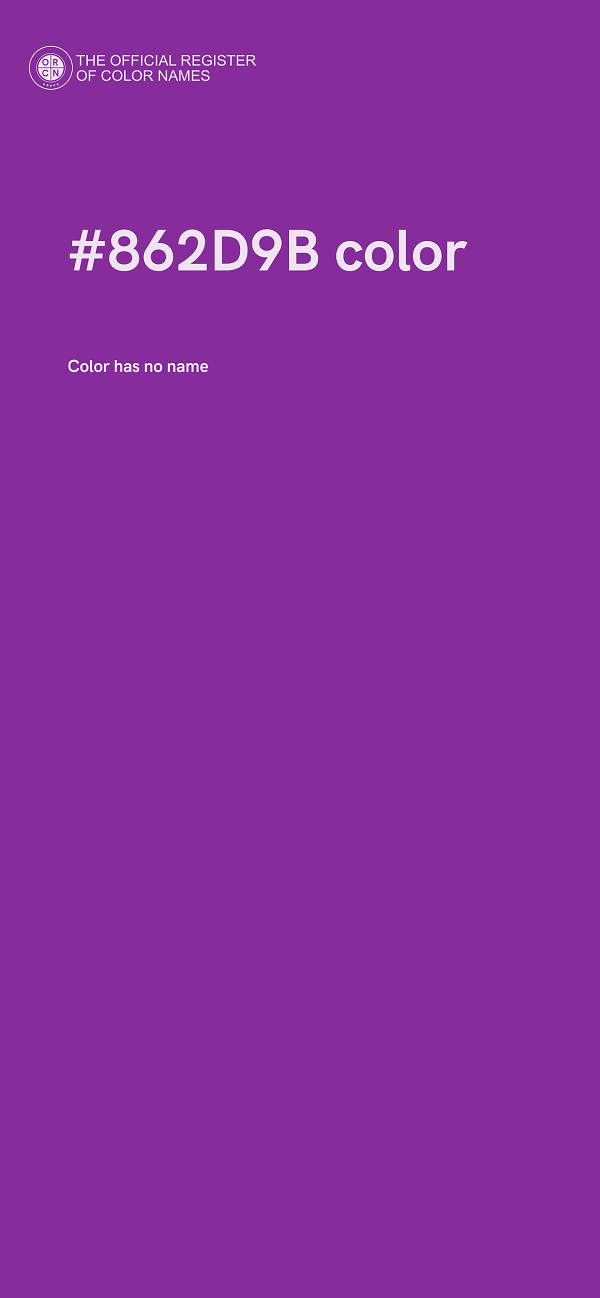 #862D9B color image