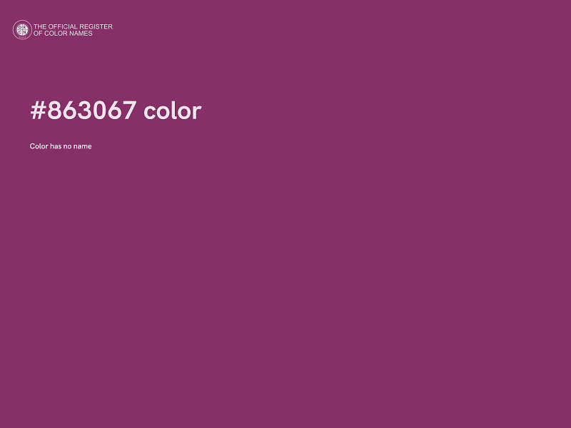 #863067 color image