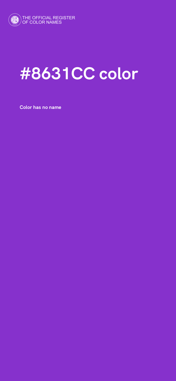 #8631CC color image
