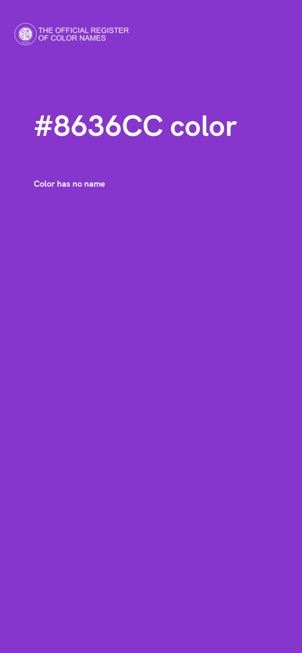 #8636CC color image