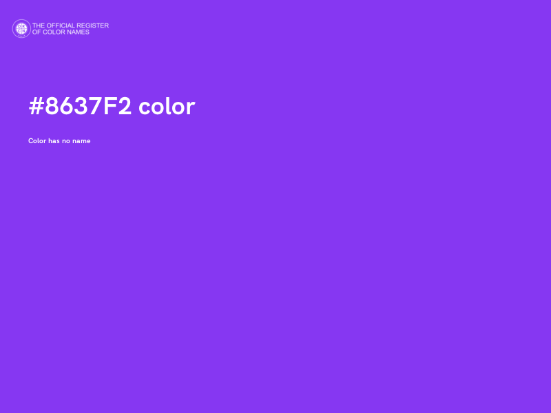 #8637F2 color image