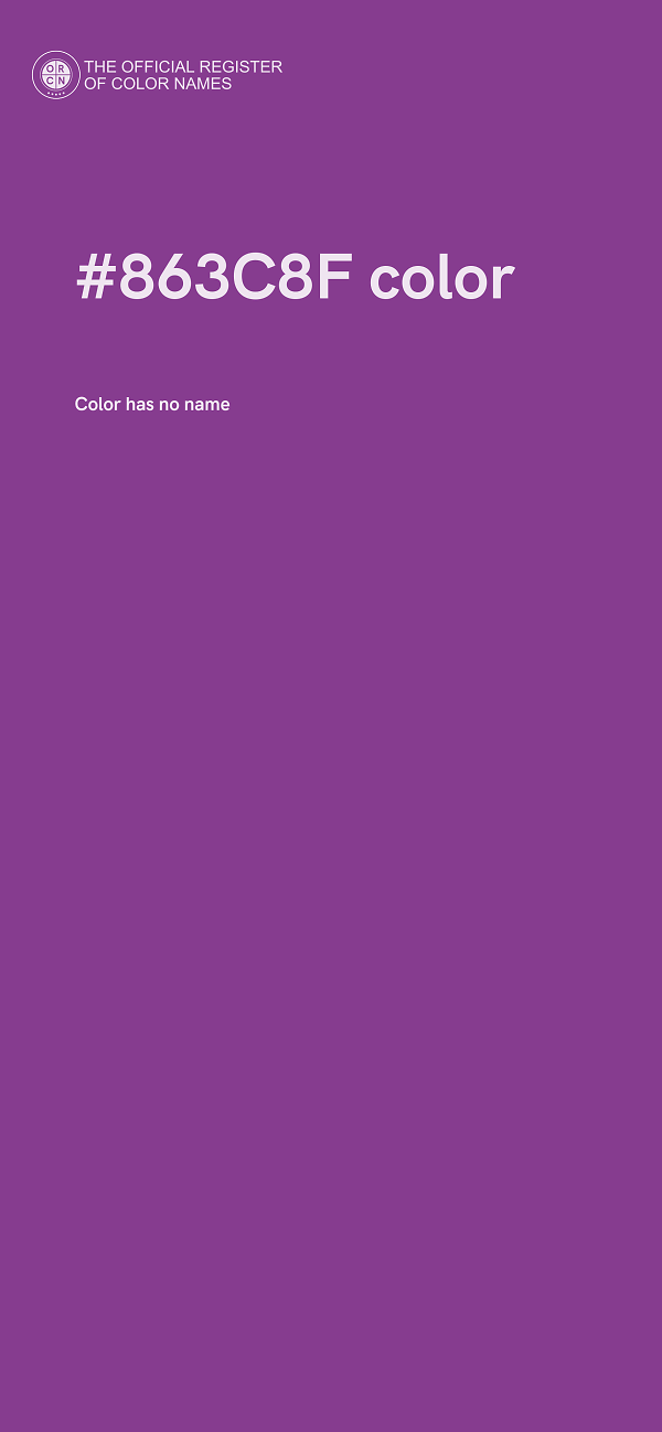 #863C8F color image