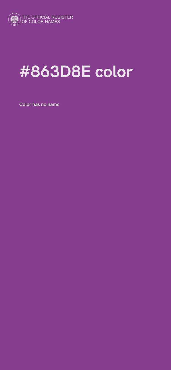 #863D8E color image