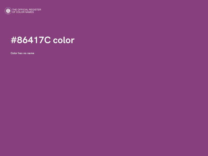 #86417C color image