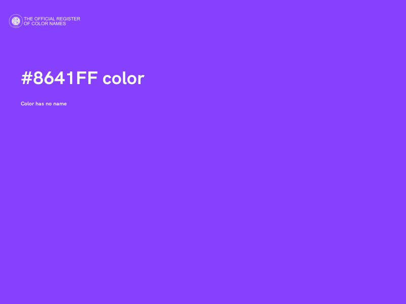 #8641FF color image