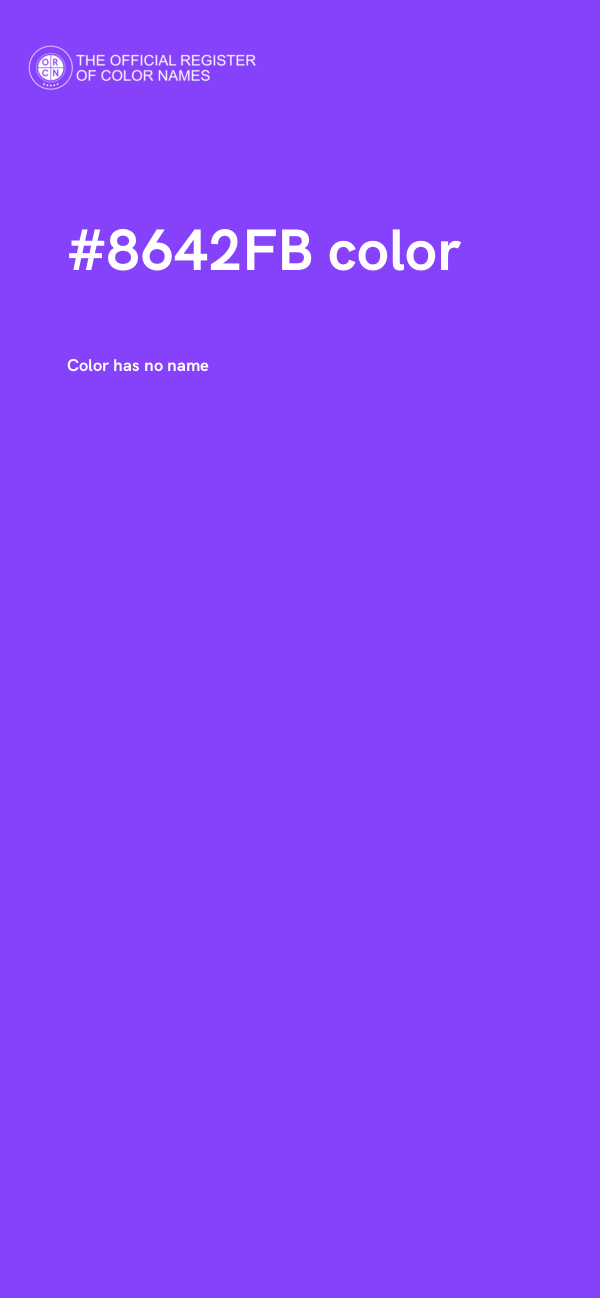 #8642FB color image