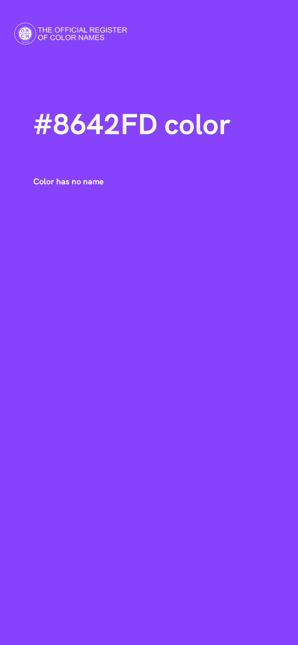 #8642FD color image