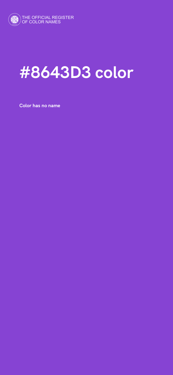 #8643D3 color image