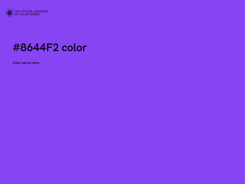 #8644F2 color image