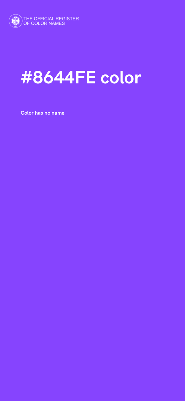 #8644FE color image