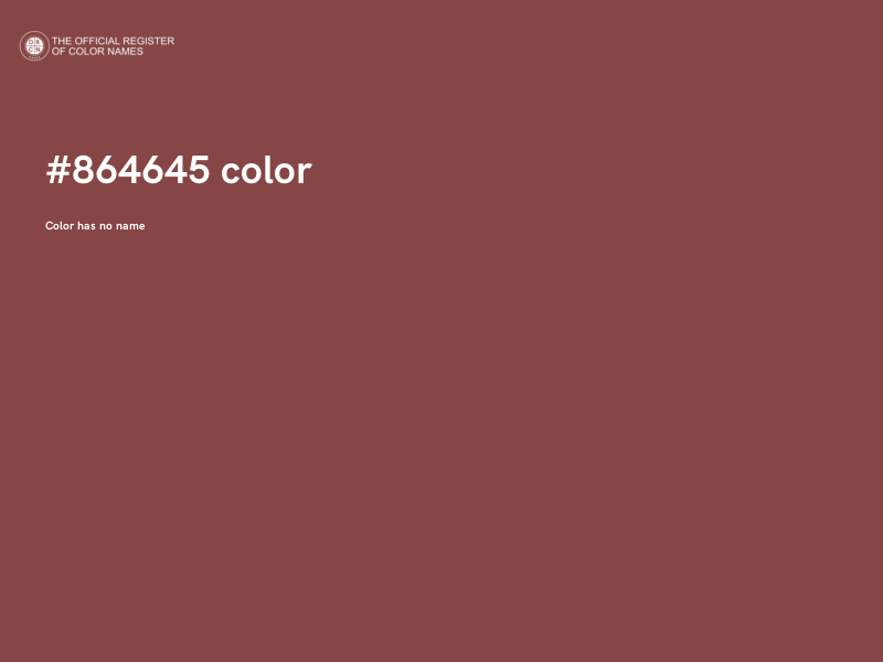 #864645 color image