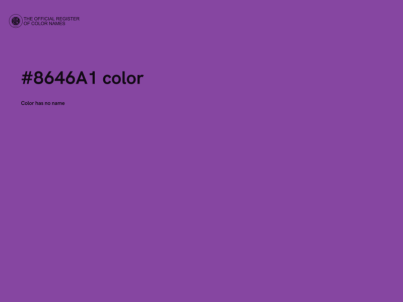 #8646A1 color image