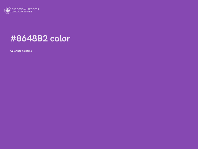 #8648B2 color image