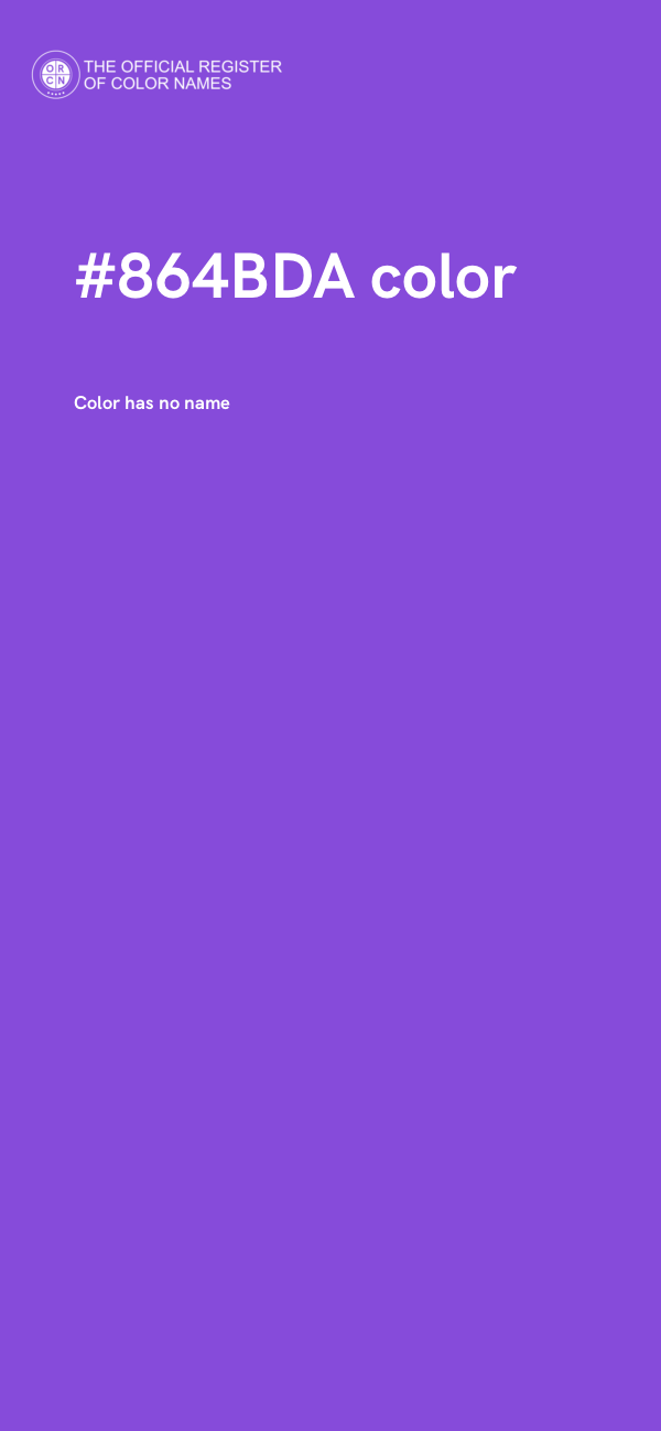 #864BDA color image