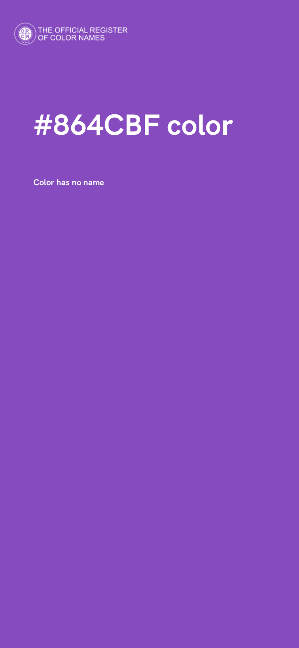 #864CBF color image