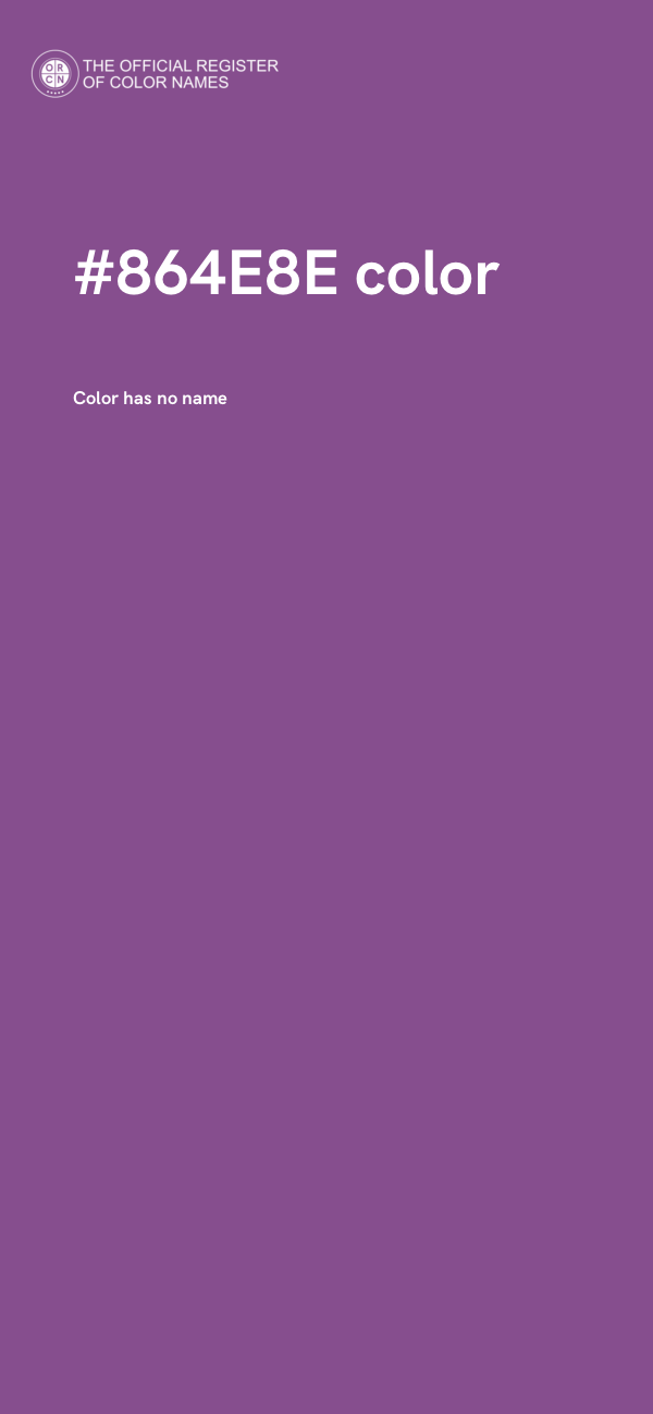 #864E8E color image