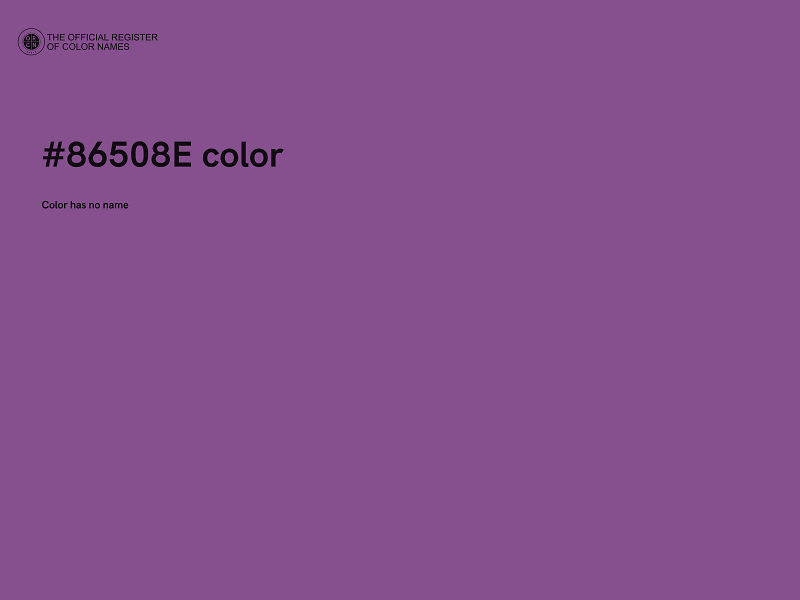 #86508E color image