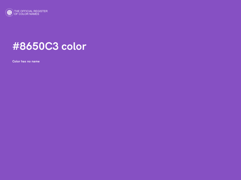 #8650C3 color image
