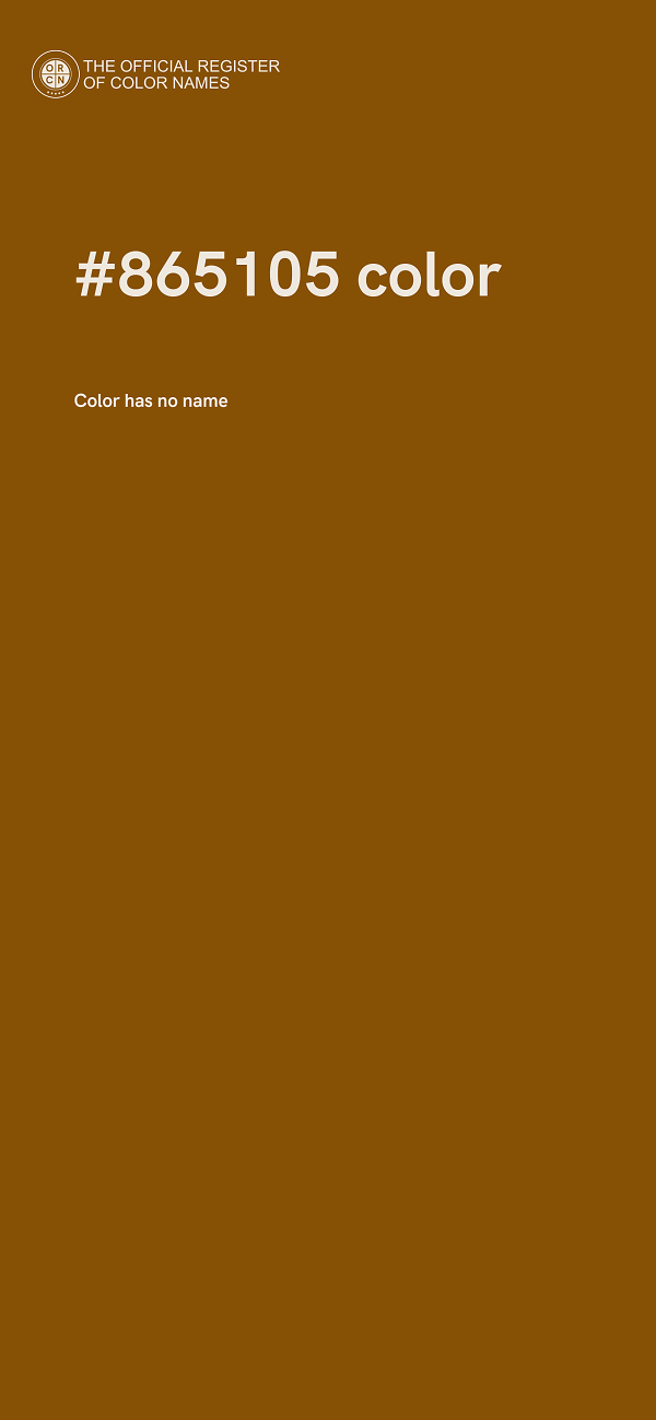 #865105 color image