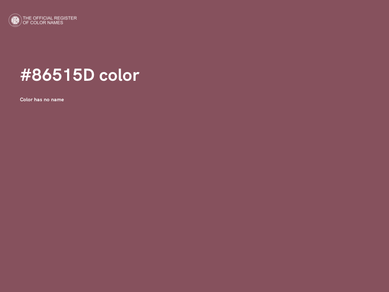 #86515D color image
