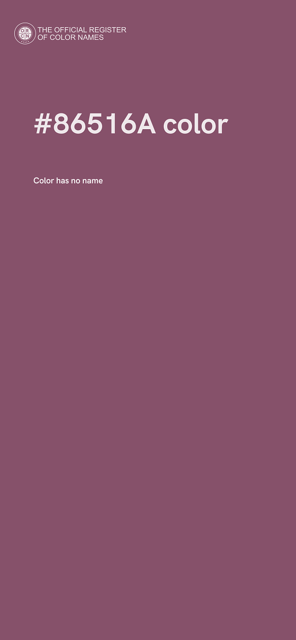 #86516A color image