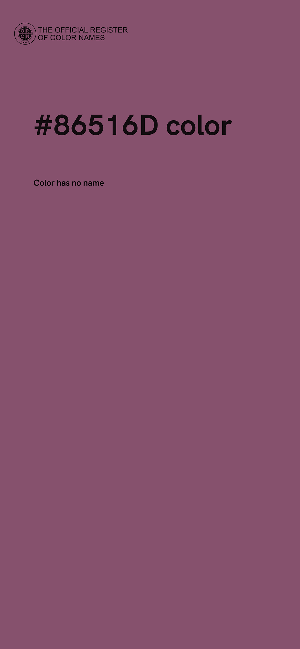 #86516D color image