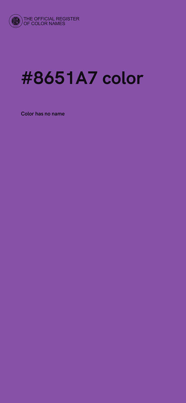 #8651A7 color image