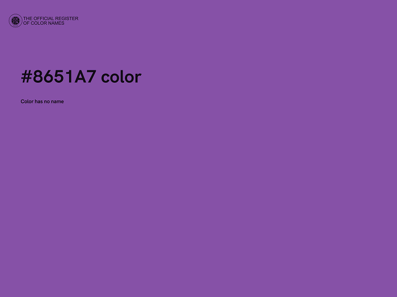 #8651A7 color image