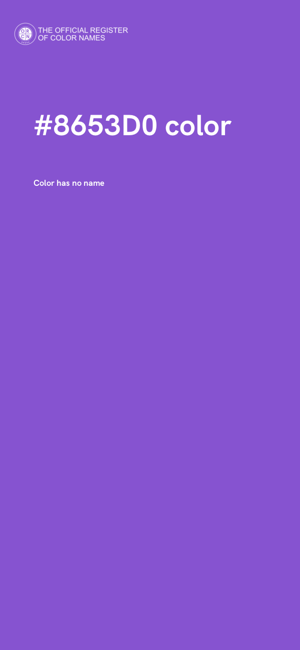 #8653D0 color image