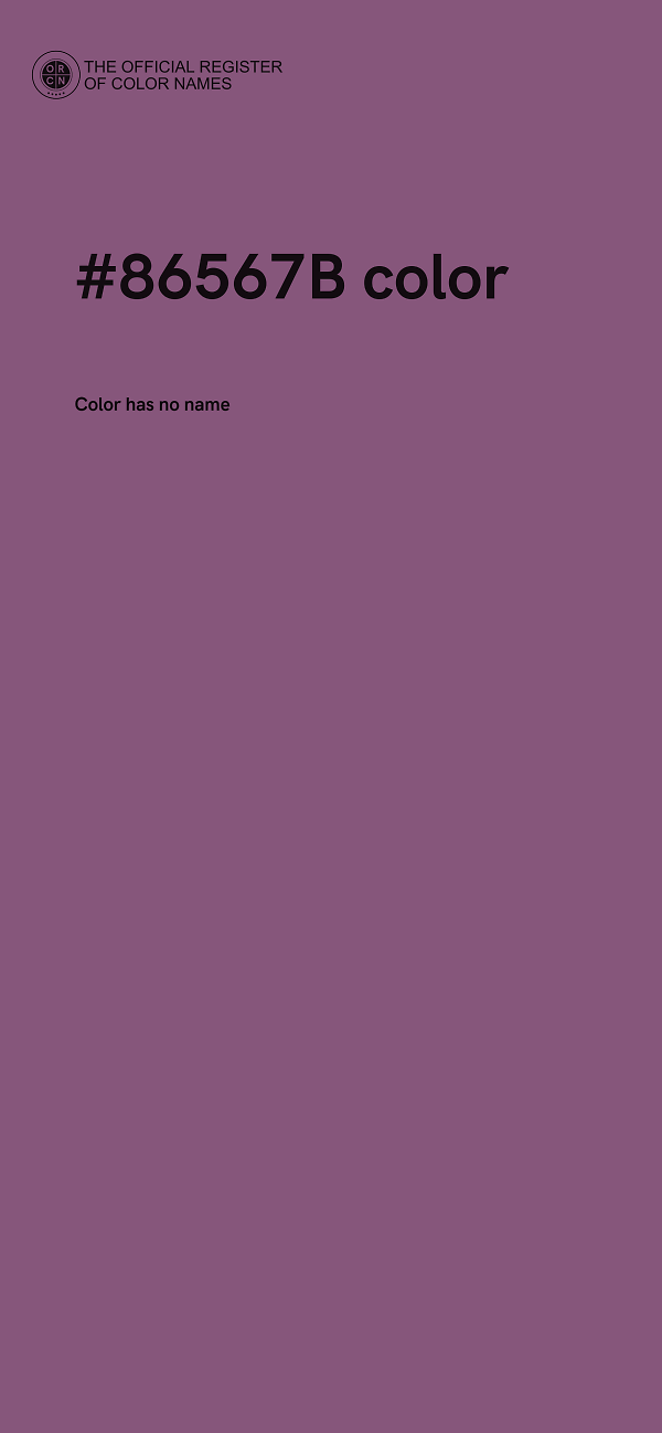 #86567B color image