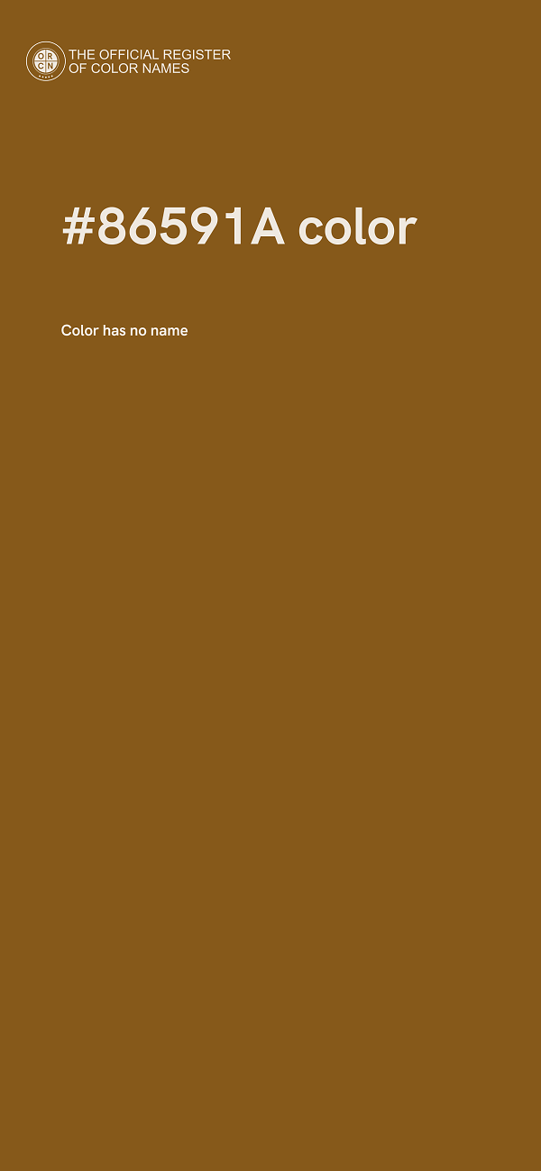 #86591A color image