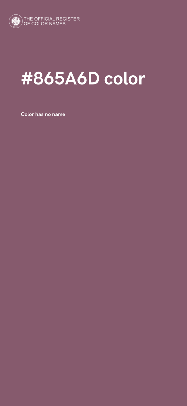 #865A6D color image