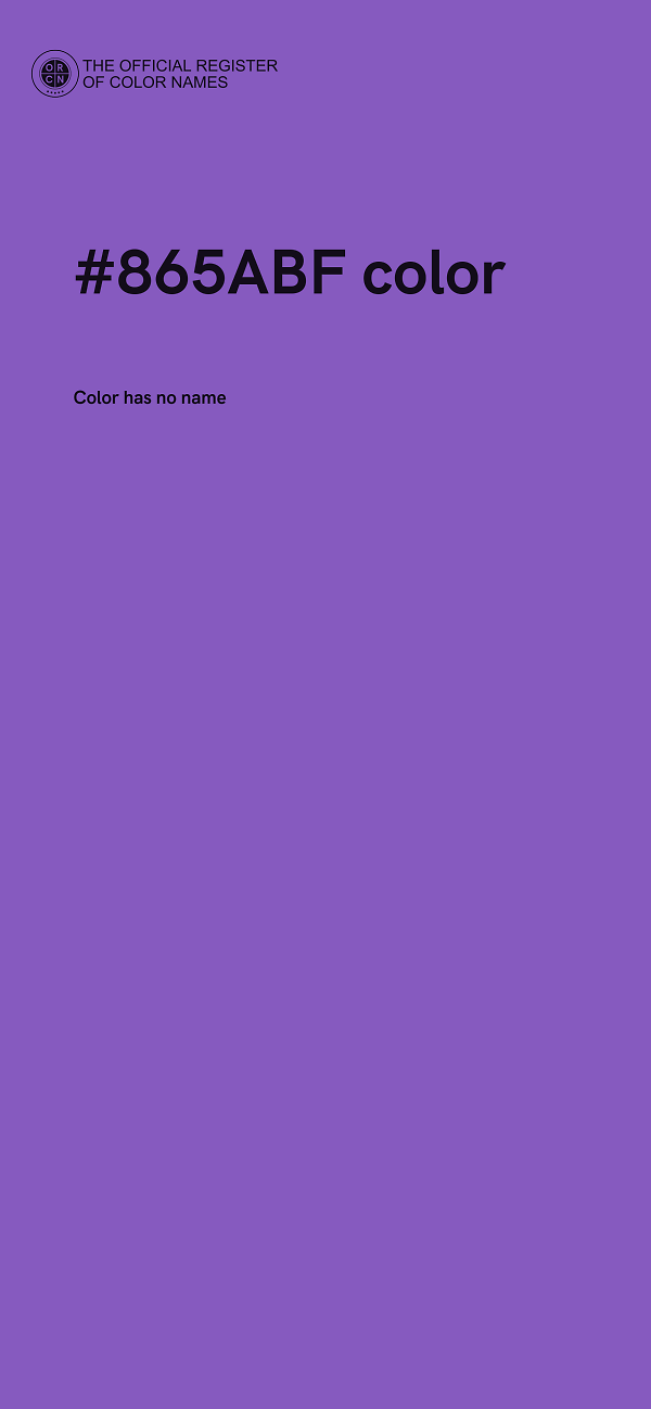 #865ABF color image