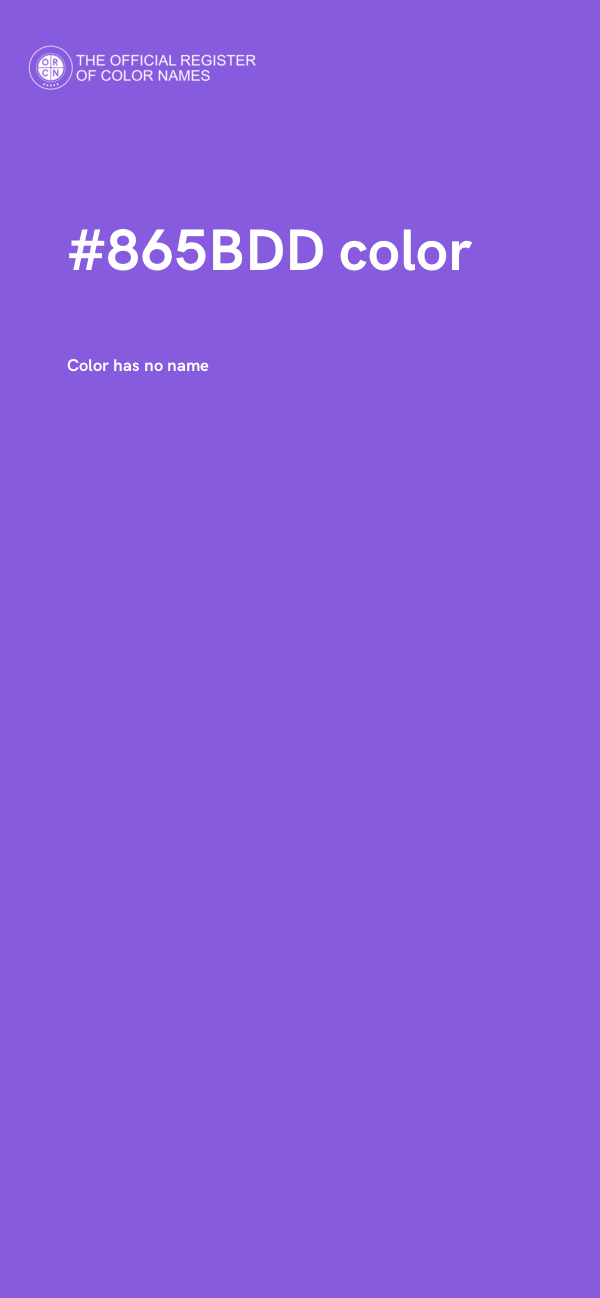 #865BDD color image