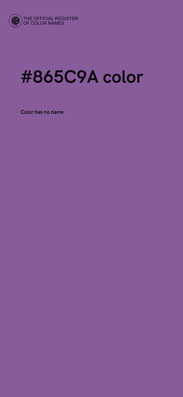 #865C9A color image
