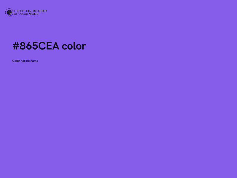 #865CEA color image