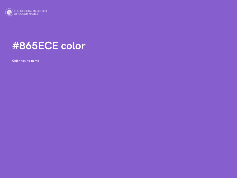 #865ECE color image