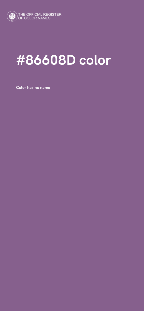 #86608D color image