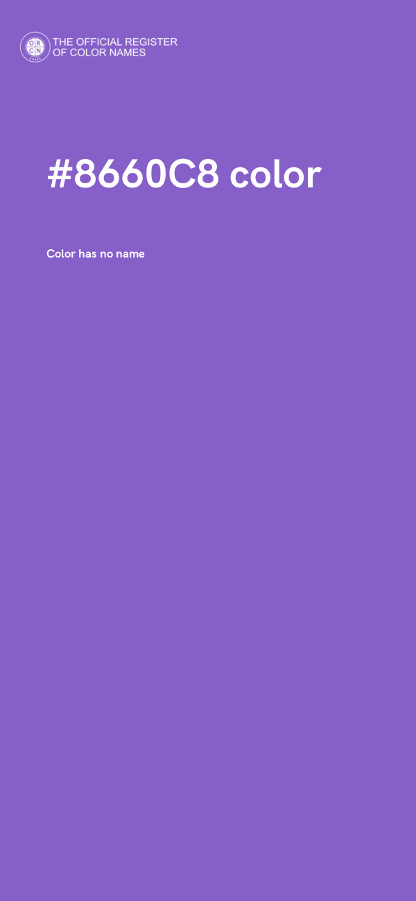#8660C8 color image