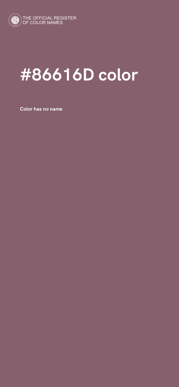 #86616D color image