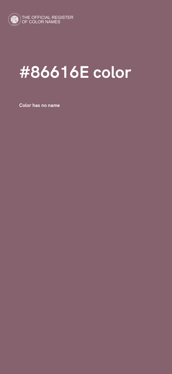 #86616E color image