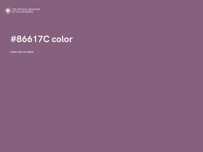 #86617C color image