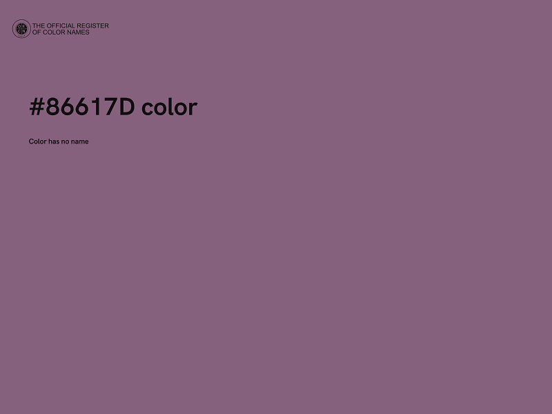 #86617D color image
