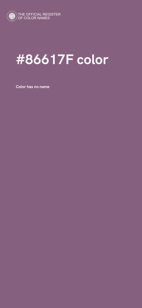 #86617F color image